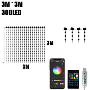 CORTINA LED INTELIGENTE - CONTROL Y APP